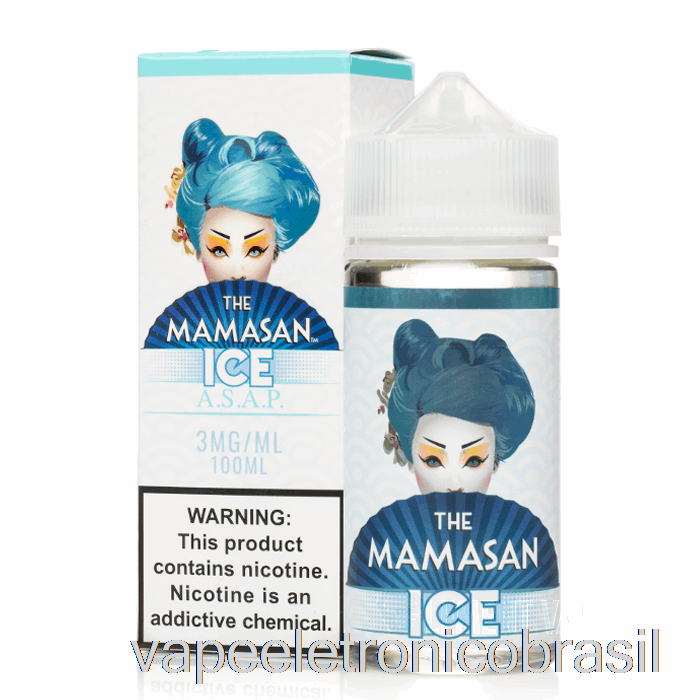 Vape Vaporesso Ice O Mais Rápido Possível - O E-líquido Mamasan - 100ml 0mg